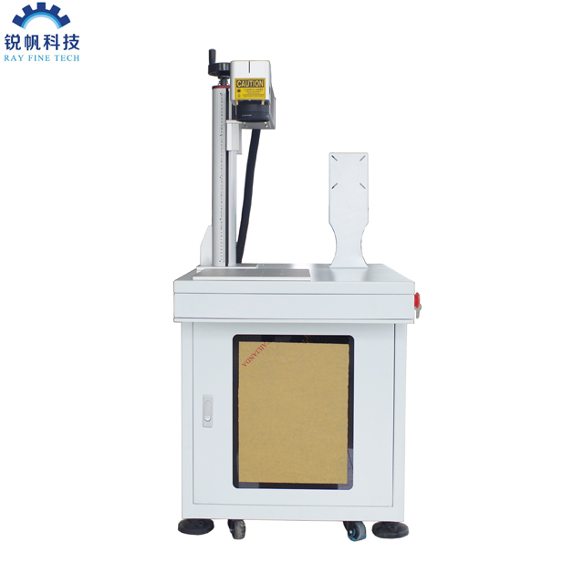 IPG MOPA 30W Galvo-Faserlaser-Markiermaschine für die Feinmarkierung auf Metallen und eloxiertem Aluminium