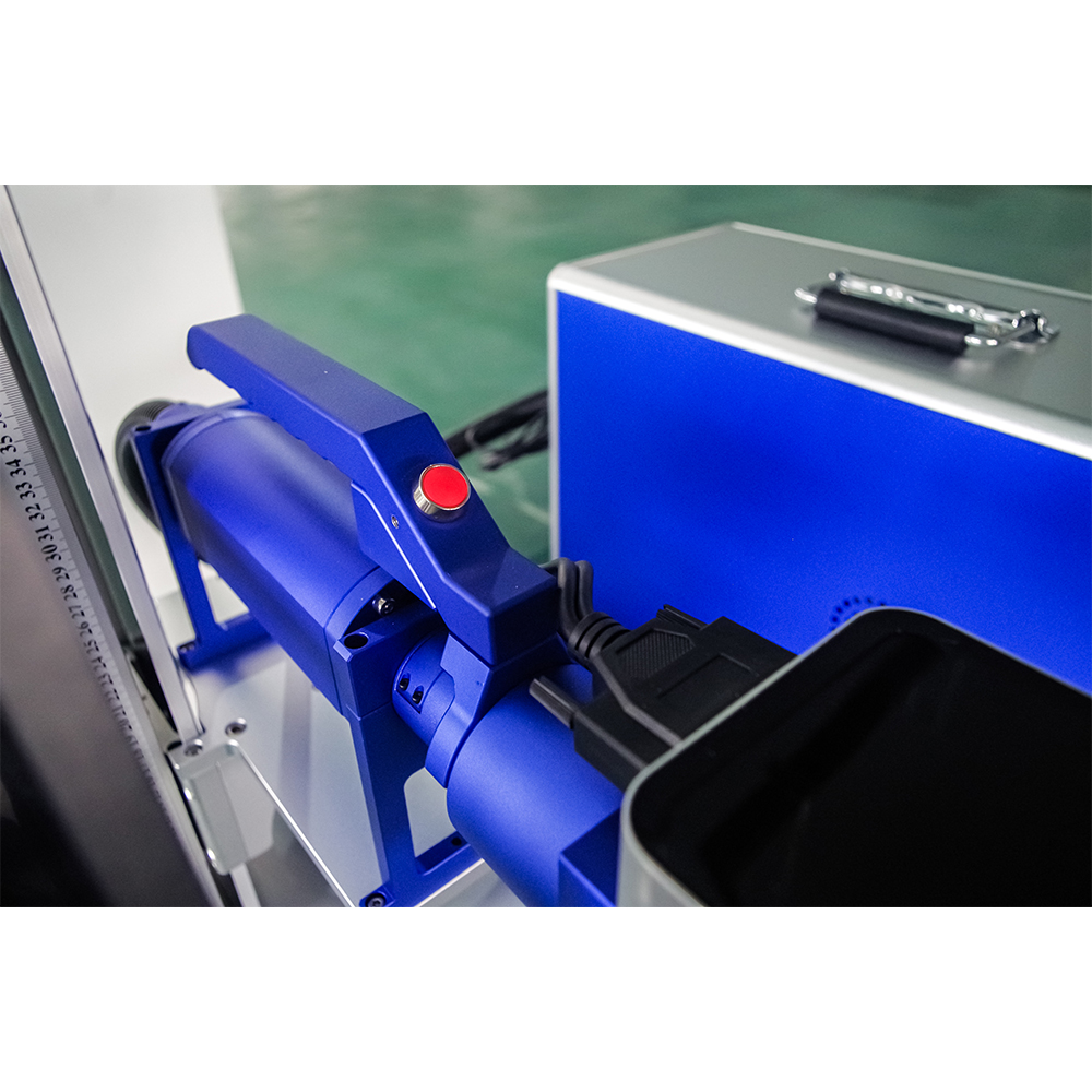 Handheld-Metall-Kunststoff-Lasermarkierer JPT RAYCUS 20 W 30 W 50 W 60 W 80 W 100 W Faserlaser-Markierungsmaschine mit Touchscreen-Computer