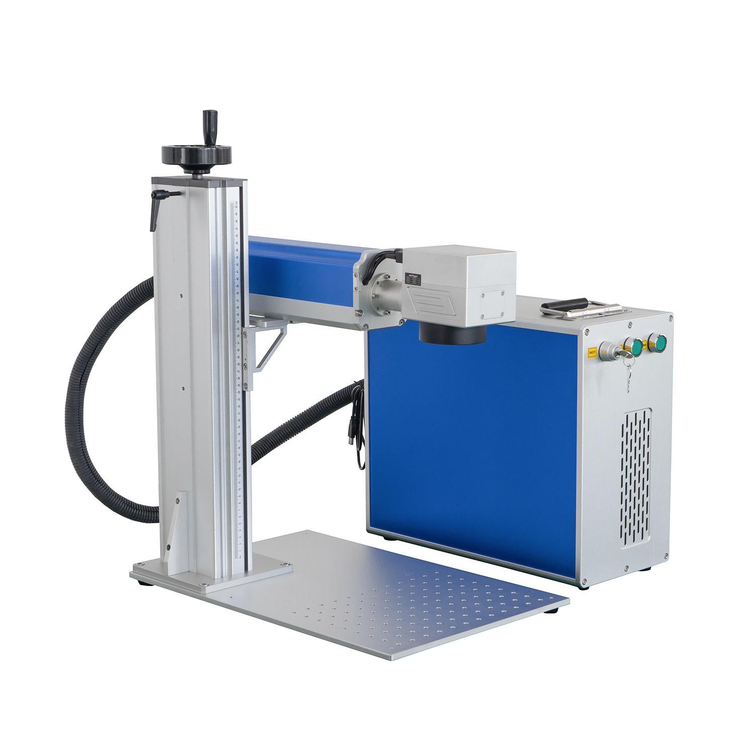 CNC tragbare Split-Faser-Laserbeschriftungsmaschine mit Raycus 20w 30w 50w Laserquelle